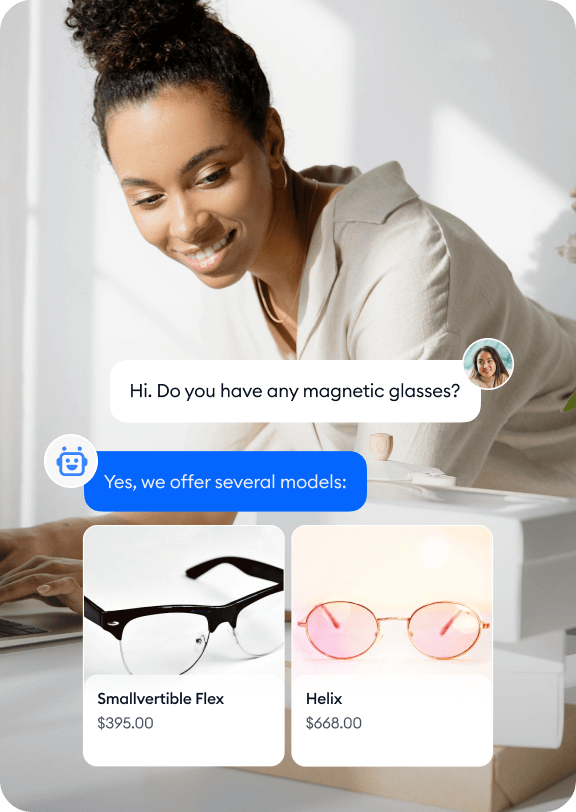 Chatbot AI supports shoping