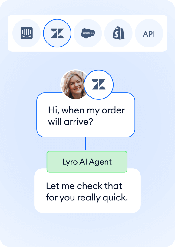 Plug into your stack. Build AI agent that delivers