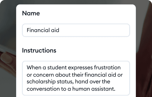 Ensure seamless collaboration between AI and staff