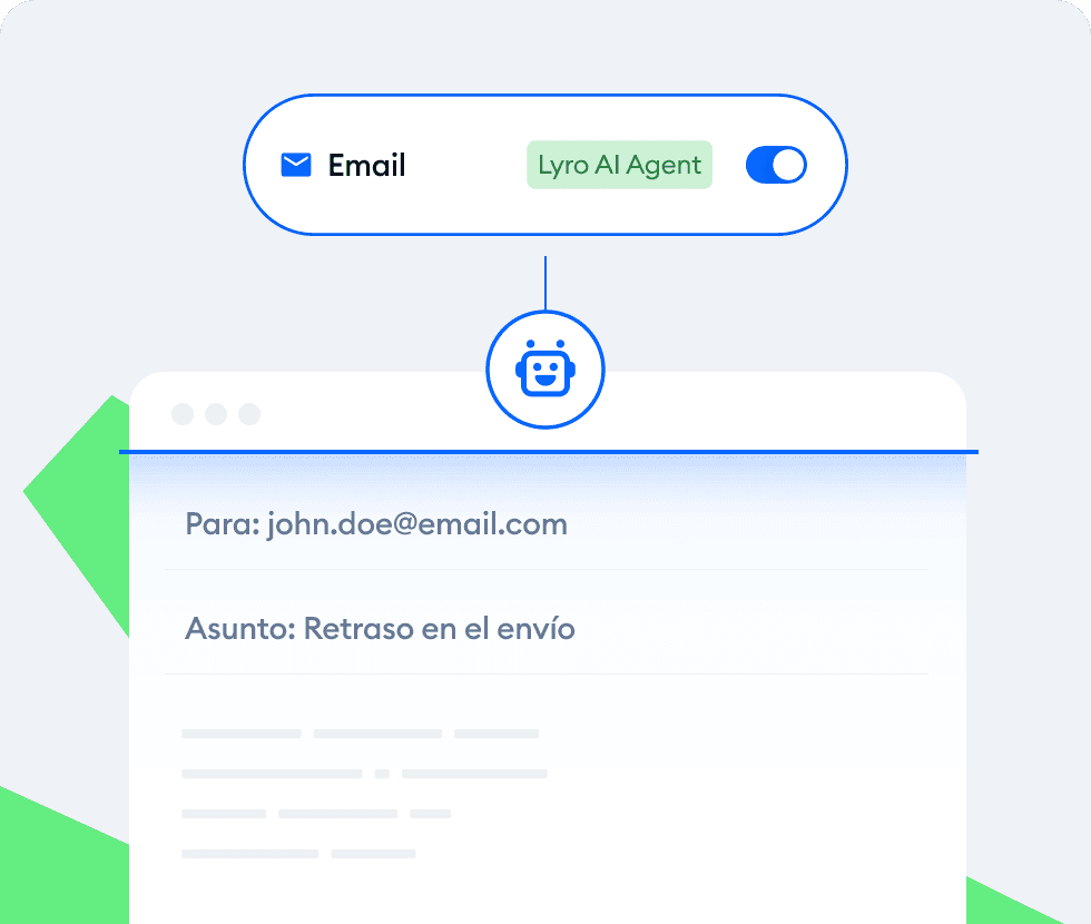 Amplía tu capacidad de brindar asistencia con la automatización de email por IA
