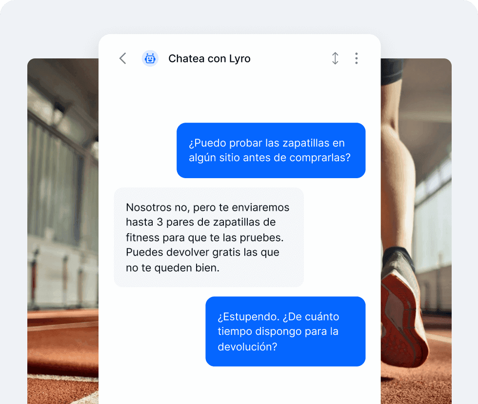 Resuelve problemas en tiempo real con el chat en vivo