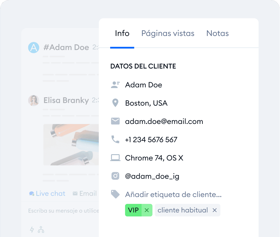 Convierte las conversaciones en tickets de asistencia