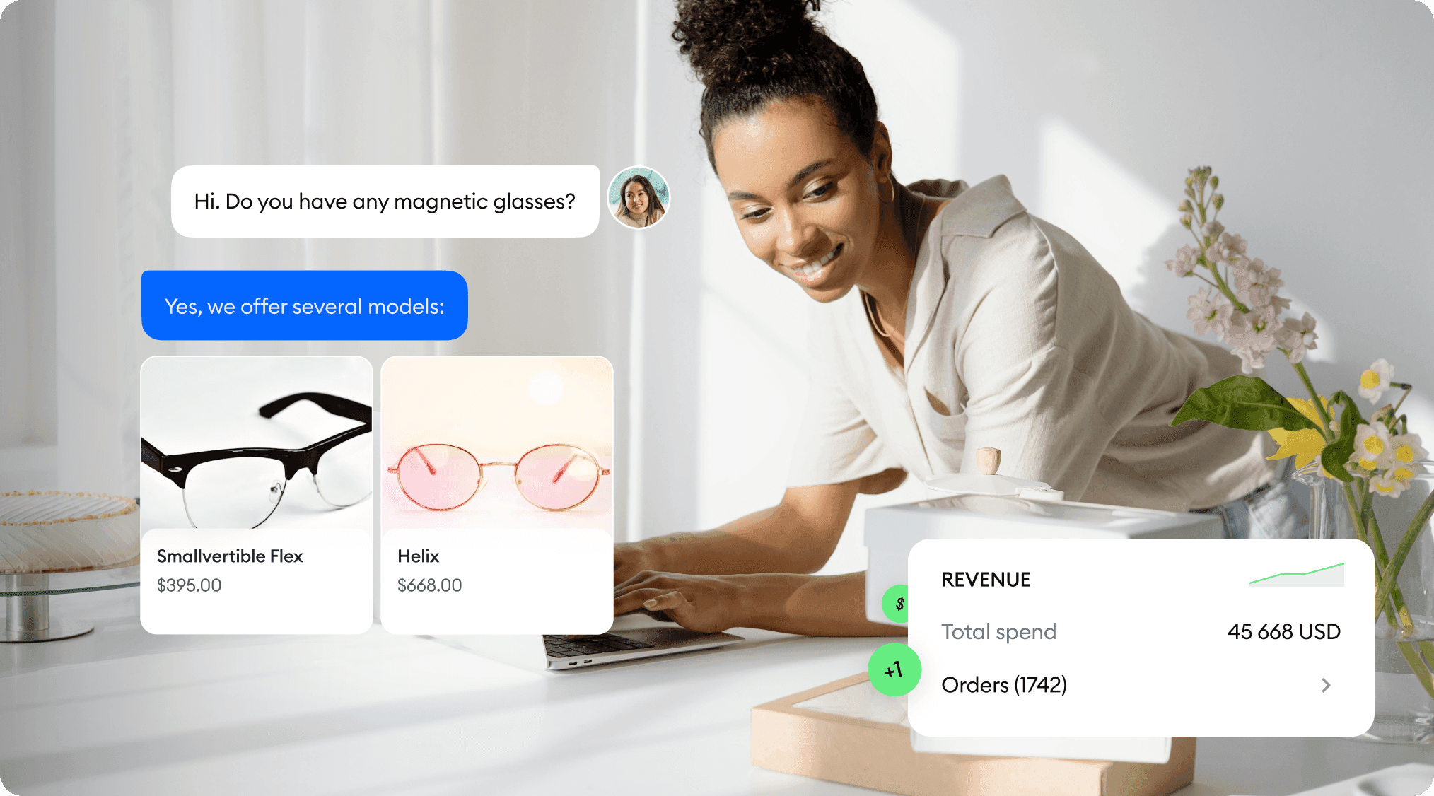 Chatbot AI supports shoping