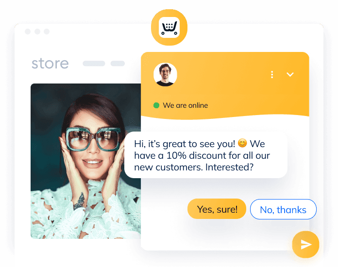 CHAT EN VIVO Y AUTOMATIZACIÓN PARA ECWID DE LIGHTSPEED