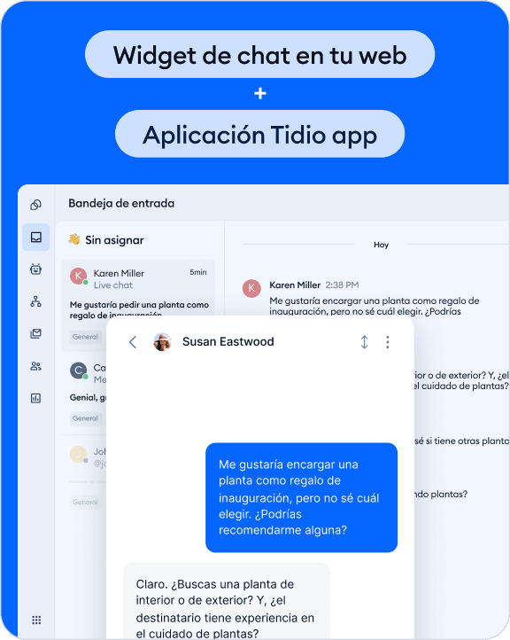Tidio Live Chat App