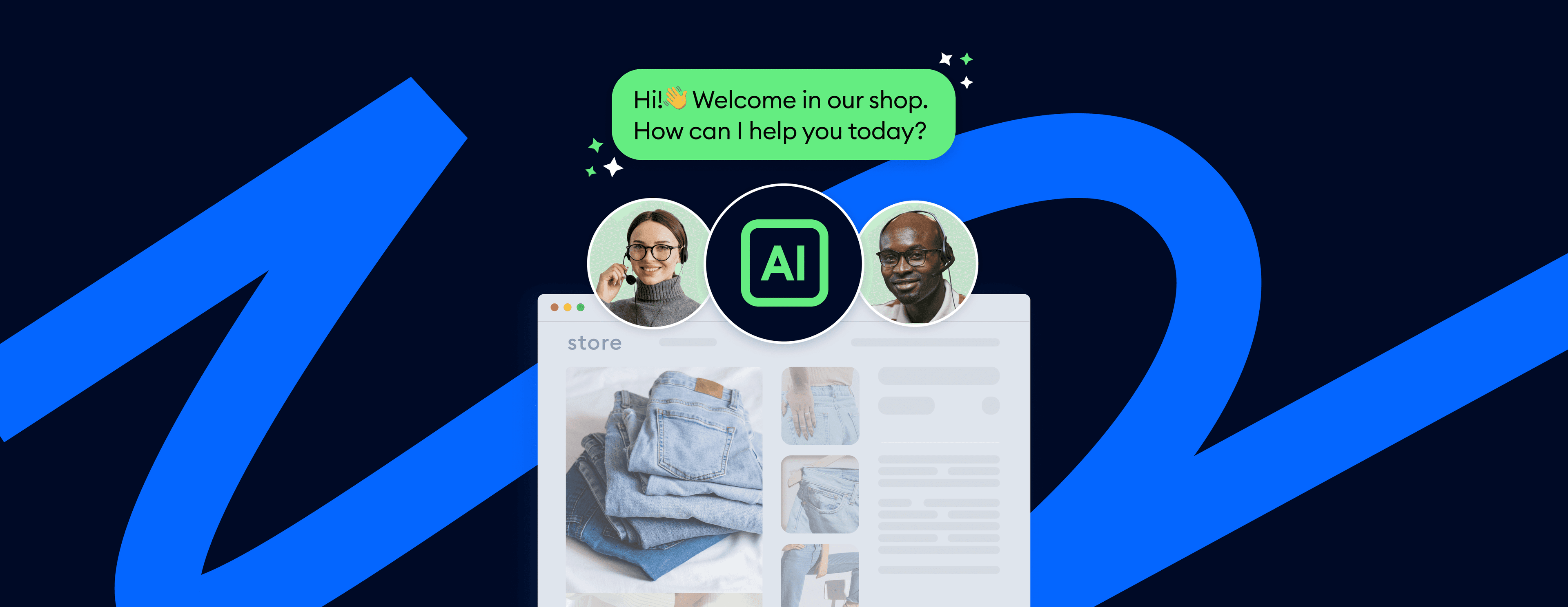 Cobertura del servicio de atención al cliente con IA
