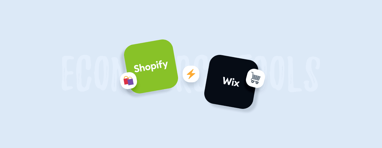 Shopify vs Wix imagen de portada
