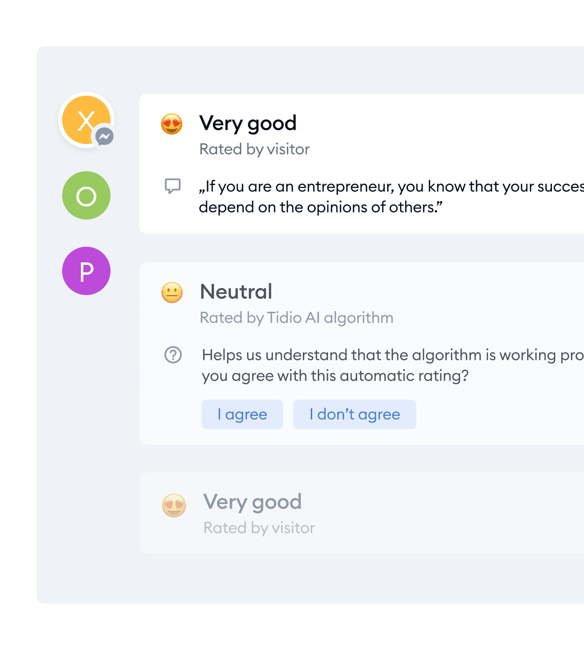 Offer better feedback