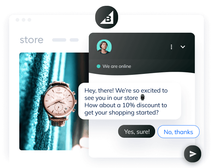 LIVE CHAT AND CHATBOTS FOR BIGCOMMERCE
