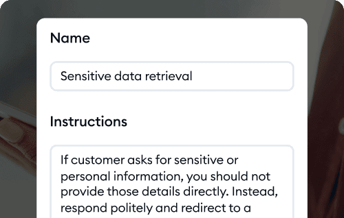 Control when Lyro AI Agent steps in