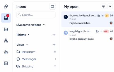 Manage all user interactions in one workspace