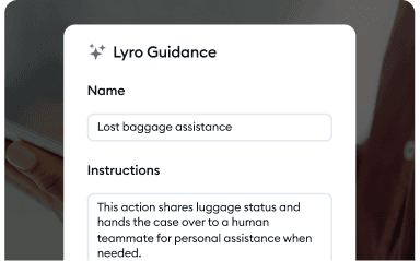 Solve traveler issues with AI that knows when to call your team