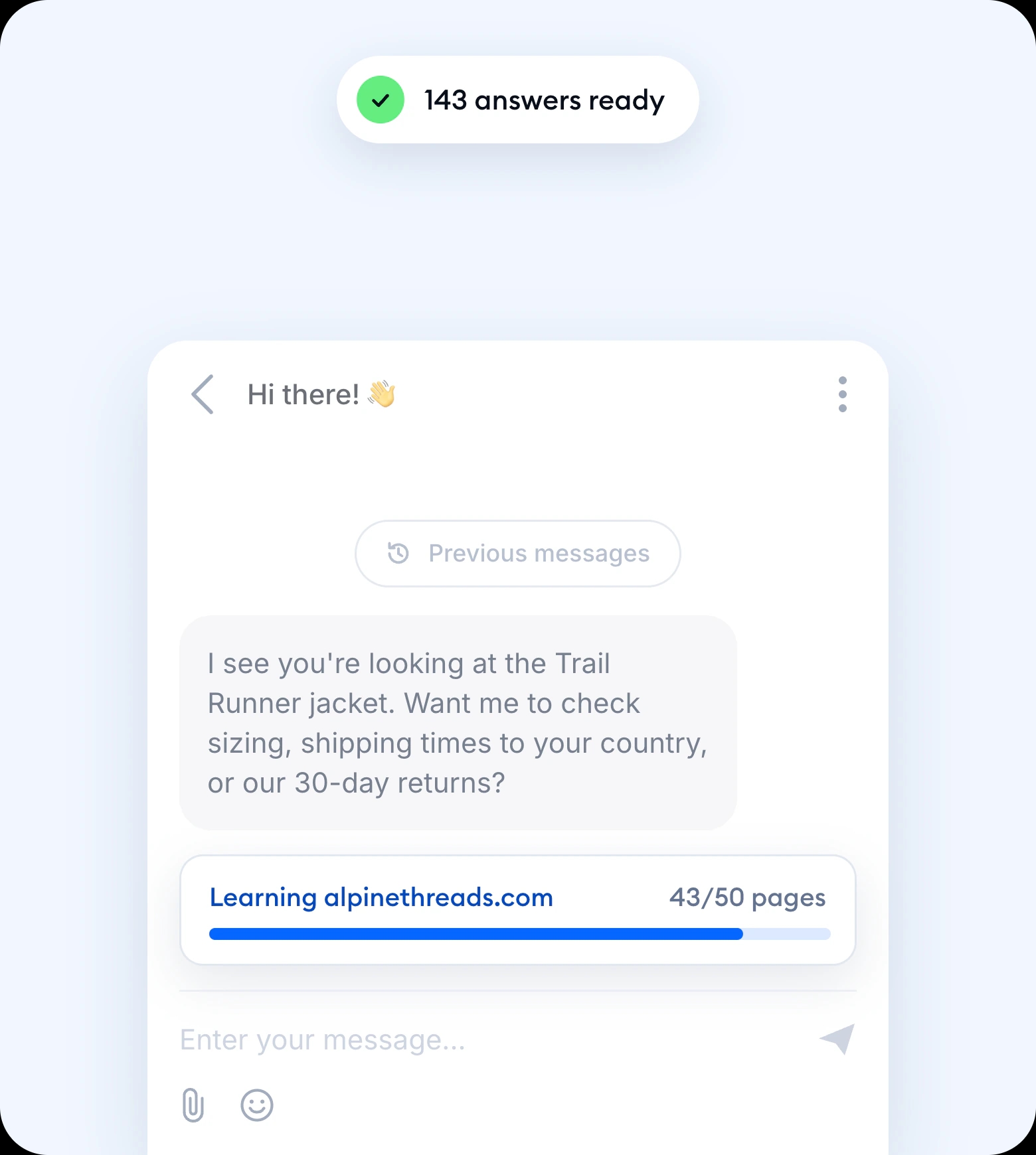 Answer every customer. Sell to **every visitor.**