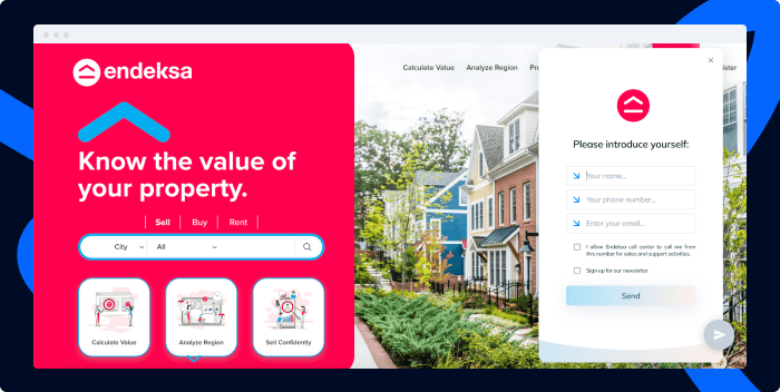 image of Endeksa website