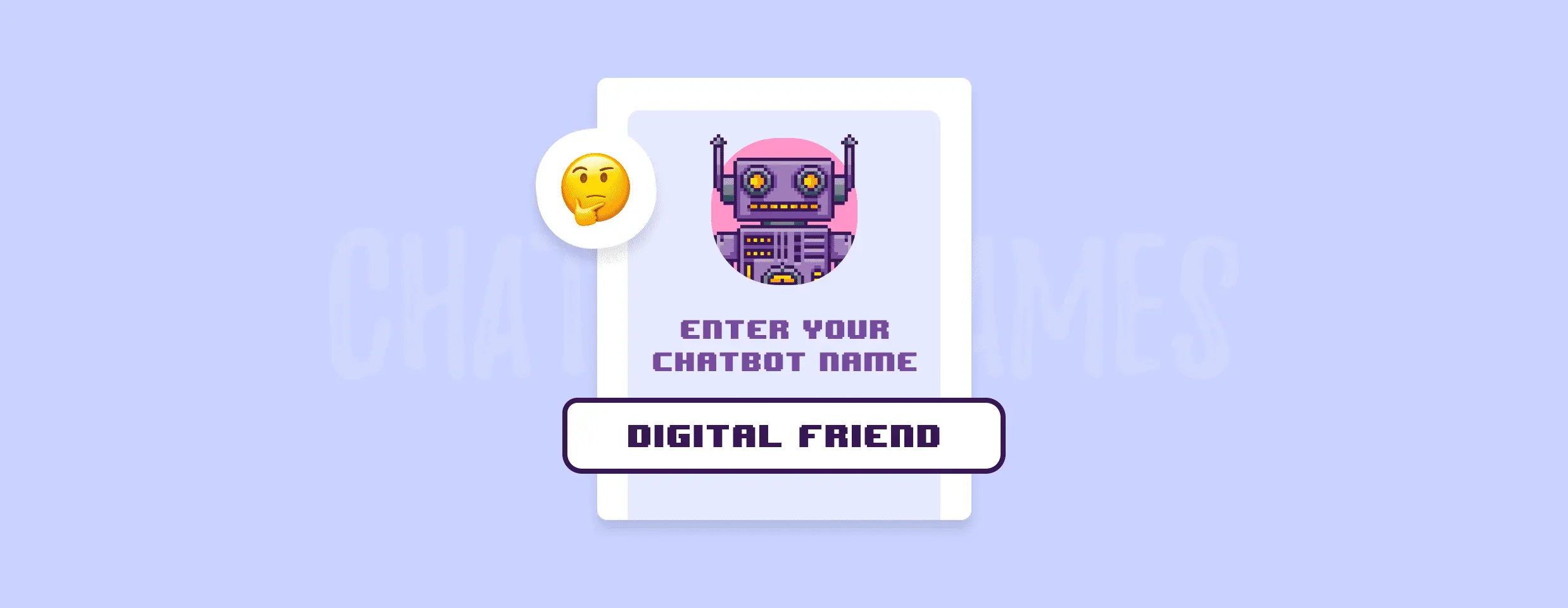 Chatbot names cover image