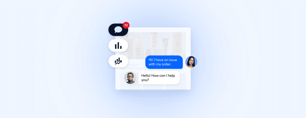 Live chat statistics cover