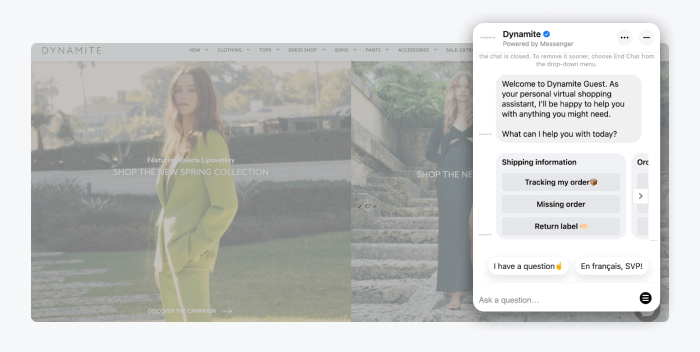 dynamite website with chatbot dynamite website with chatbot
