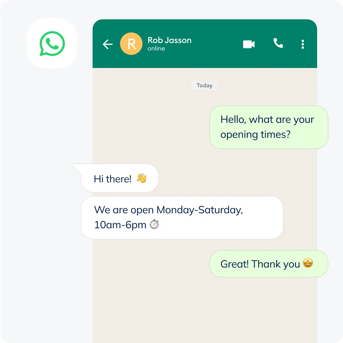 example of whatsapp automation 