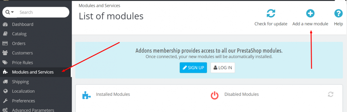 PrestaShop Modules And Services