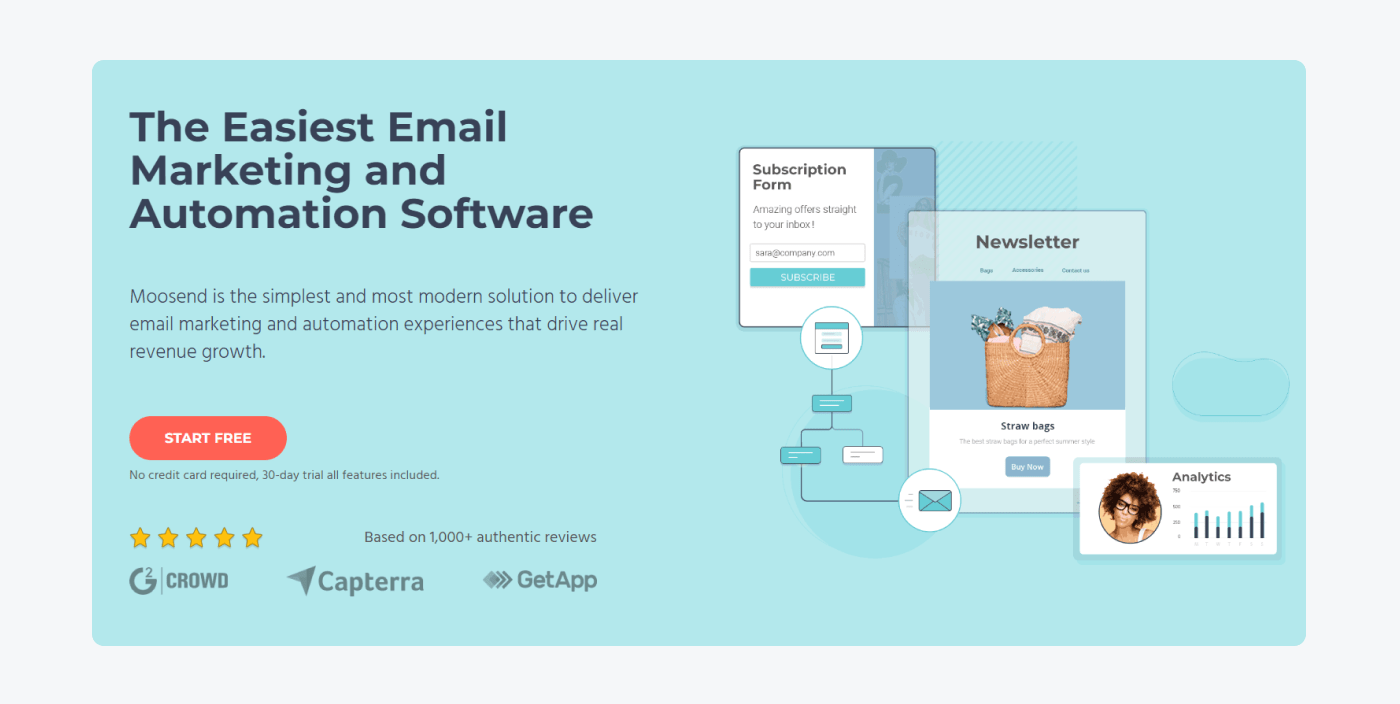 moonsend email marketing software