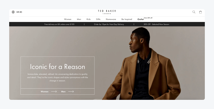 Example of a store built with BigCommerce Example of a store built with BigCommerce