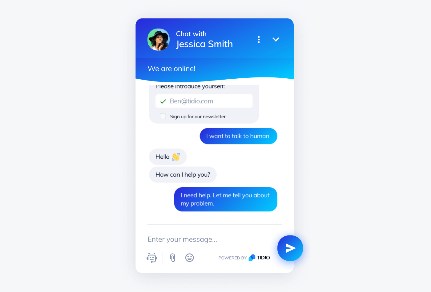 Hybrid-chatbots example Hybrid-chatbots example