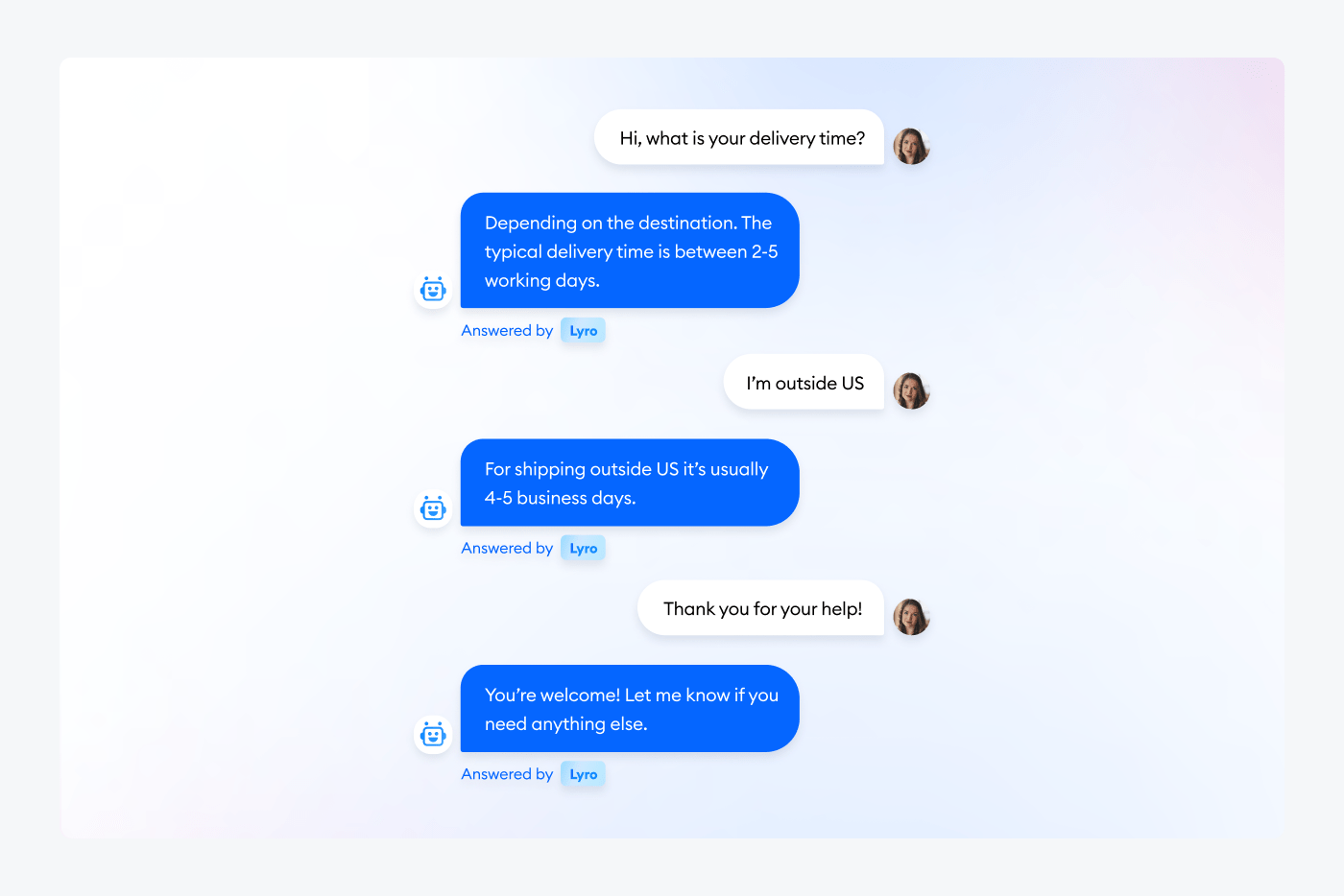 recommending relevant products via chatbots