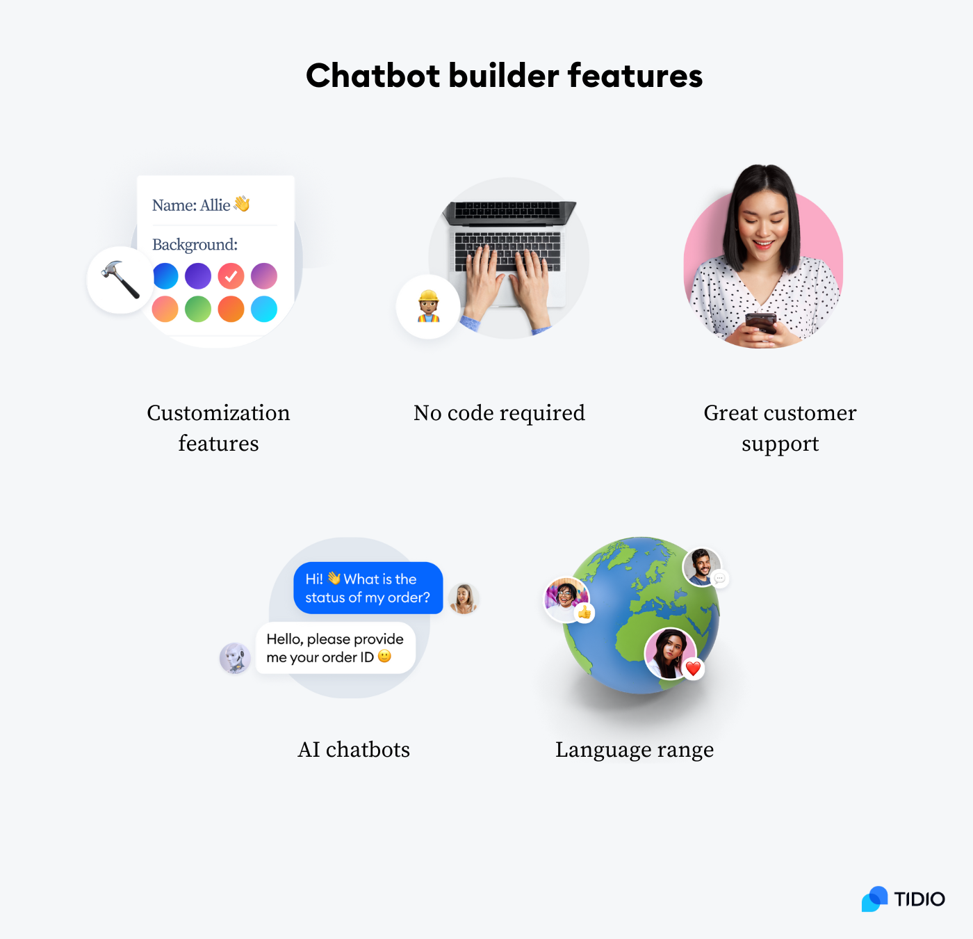 Must have chatbot builder features