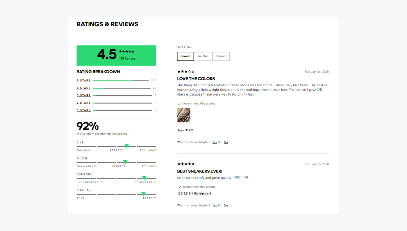 Social proof example Social proof example