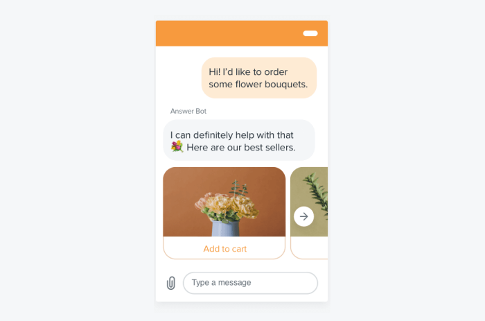 zendesk sell sales chatbot example