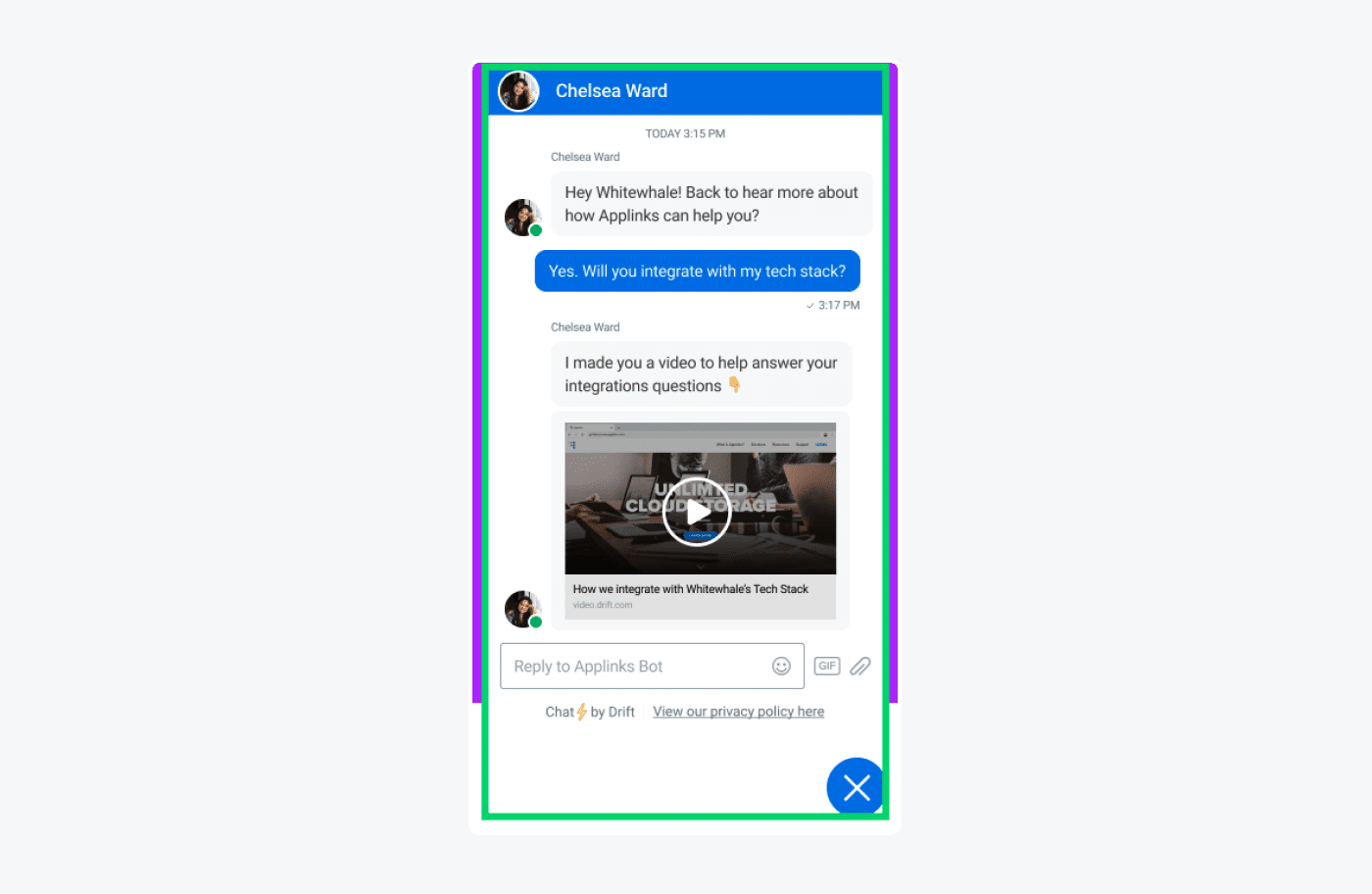 drift chatbot automation example drift chatbot automation example