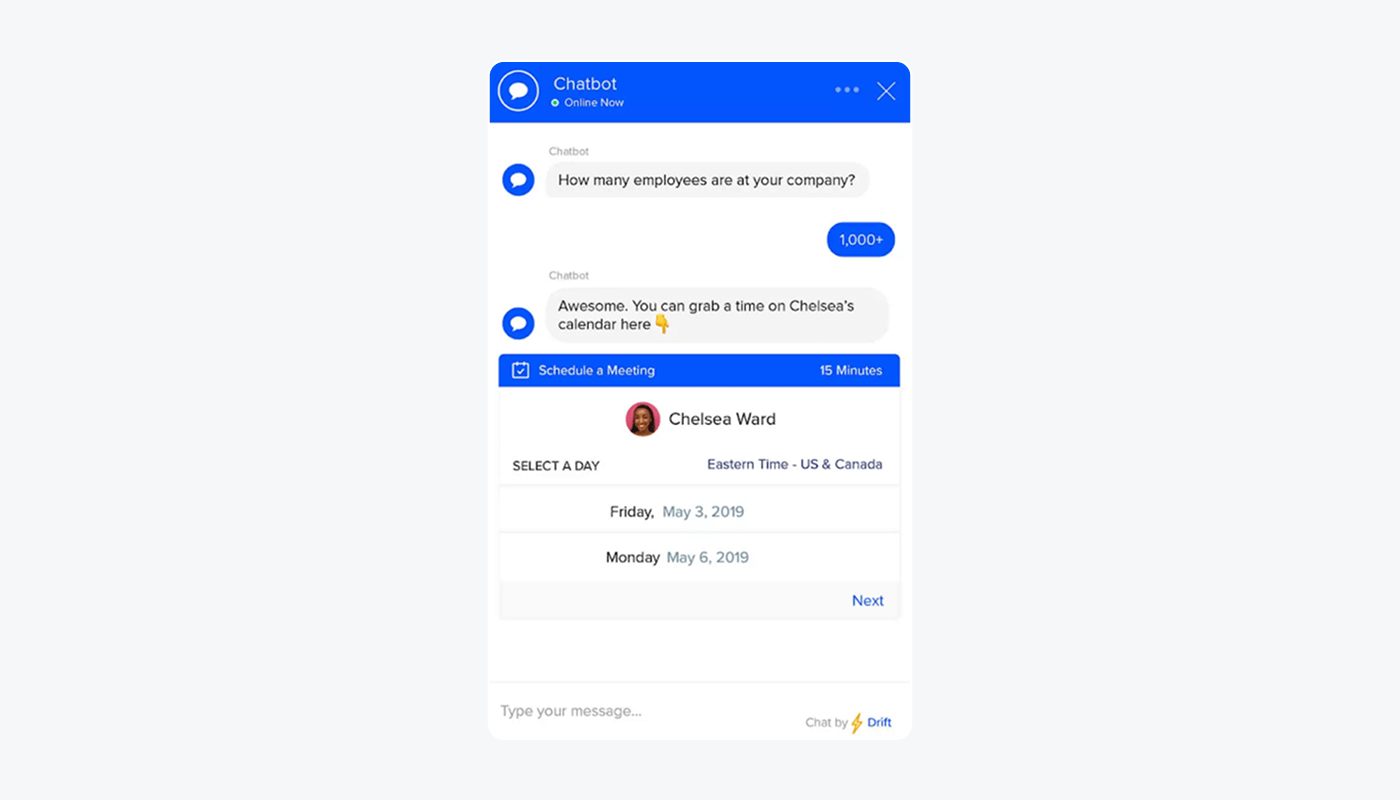 Drift AI agent for ecommerce