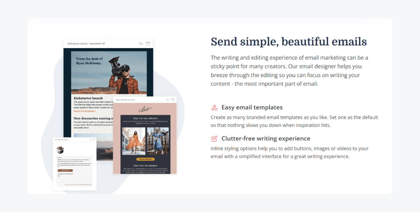 convertkit image convertkit email marketing software