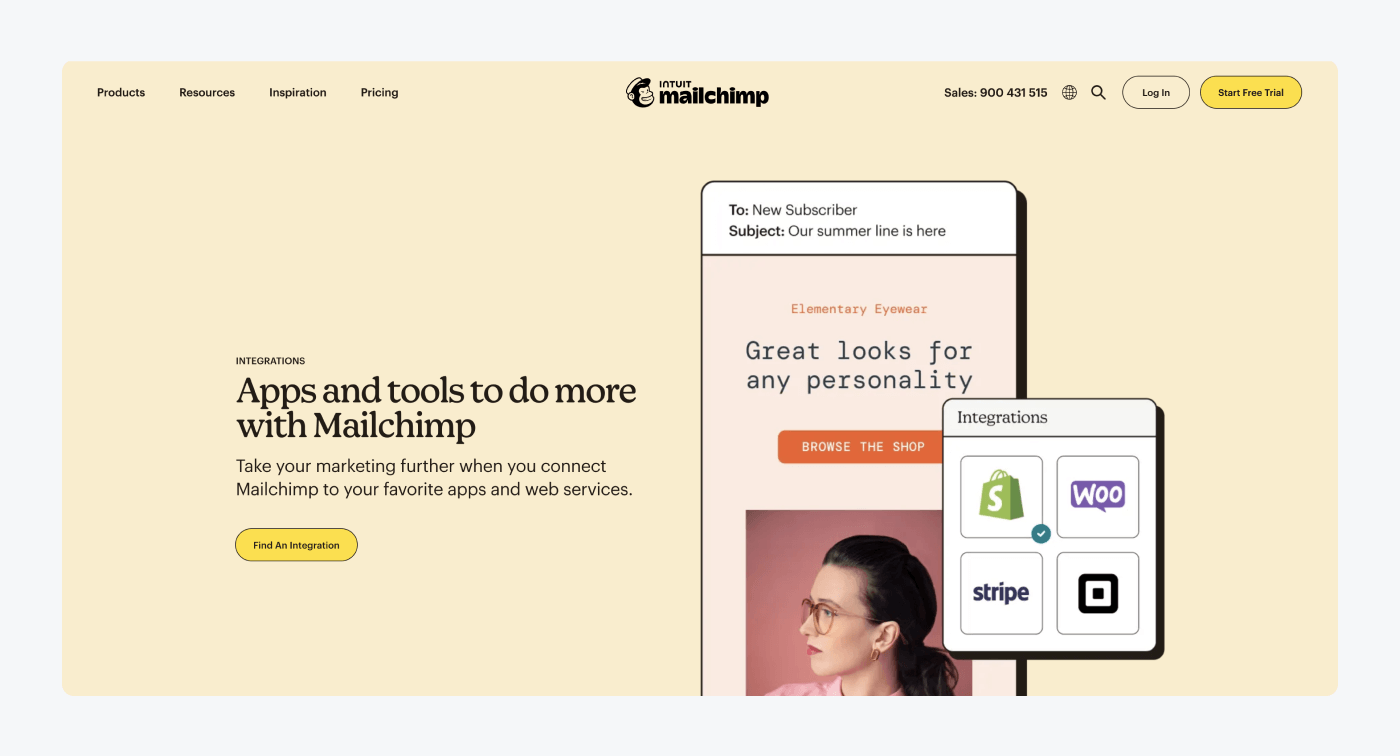 mailchimp's app integrations mailchimp's app integrations