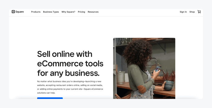 square commerce landing page square commerce landing page