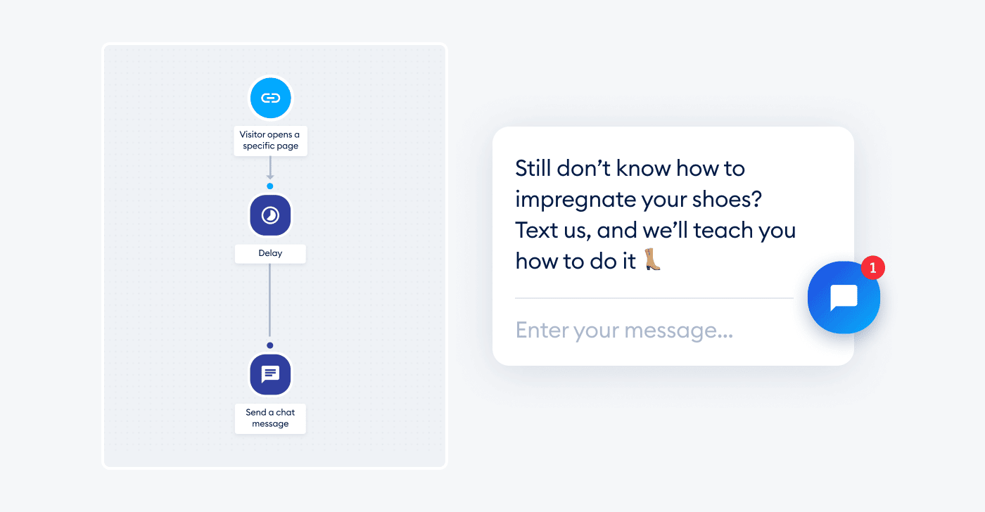 specific time on a page trigger example