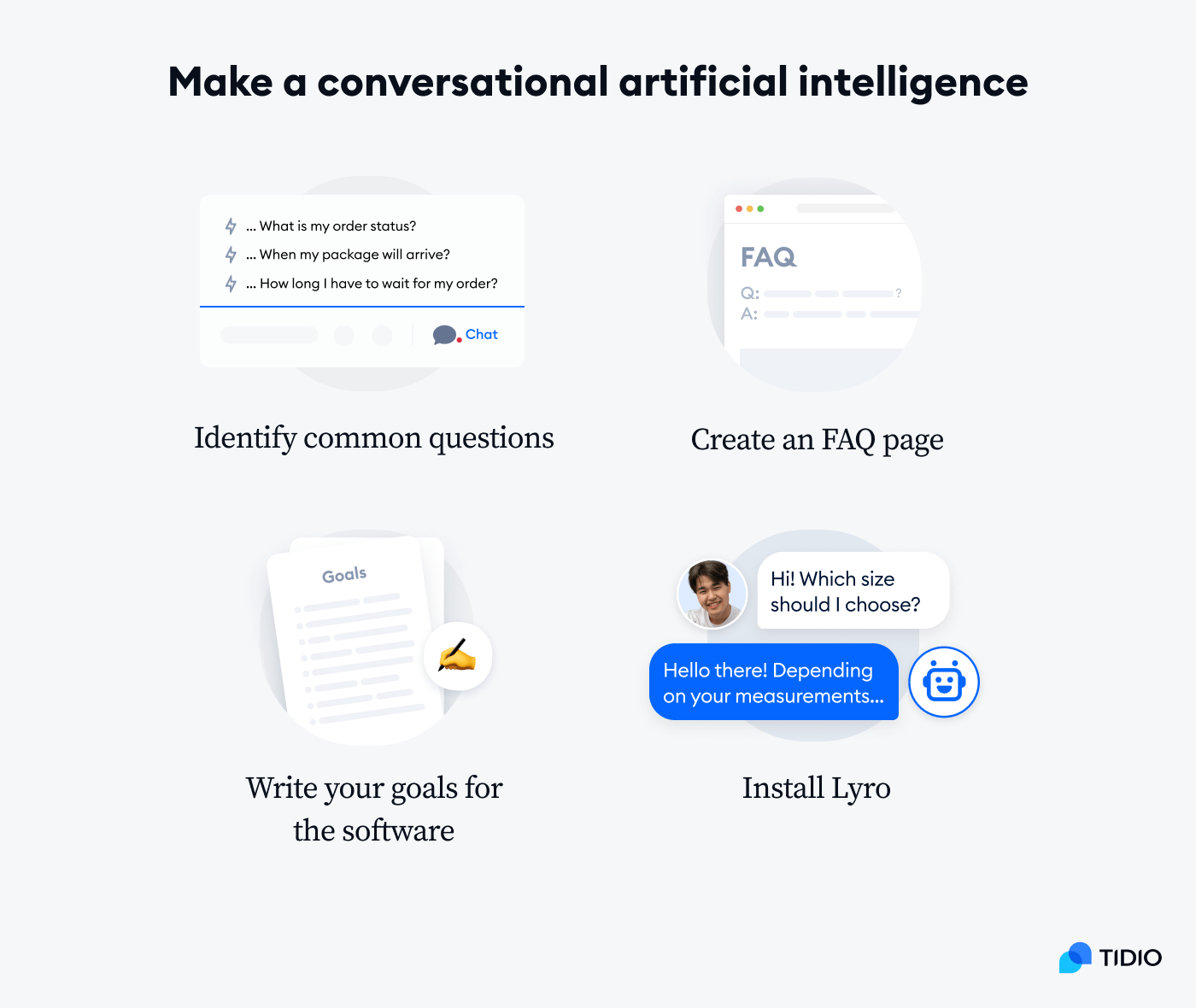How to create conversational AI for customer service