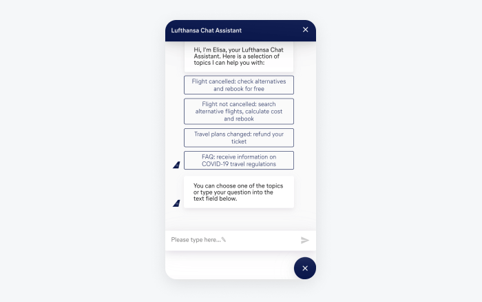 lufthansa's ai chatbot