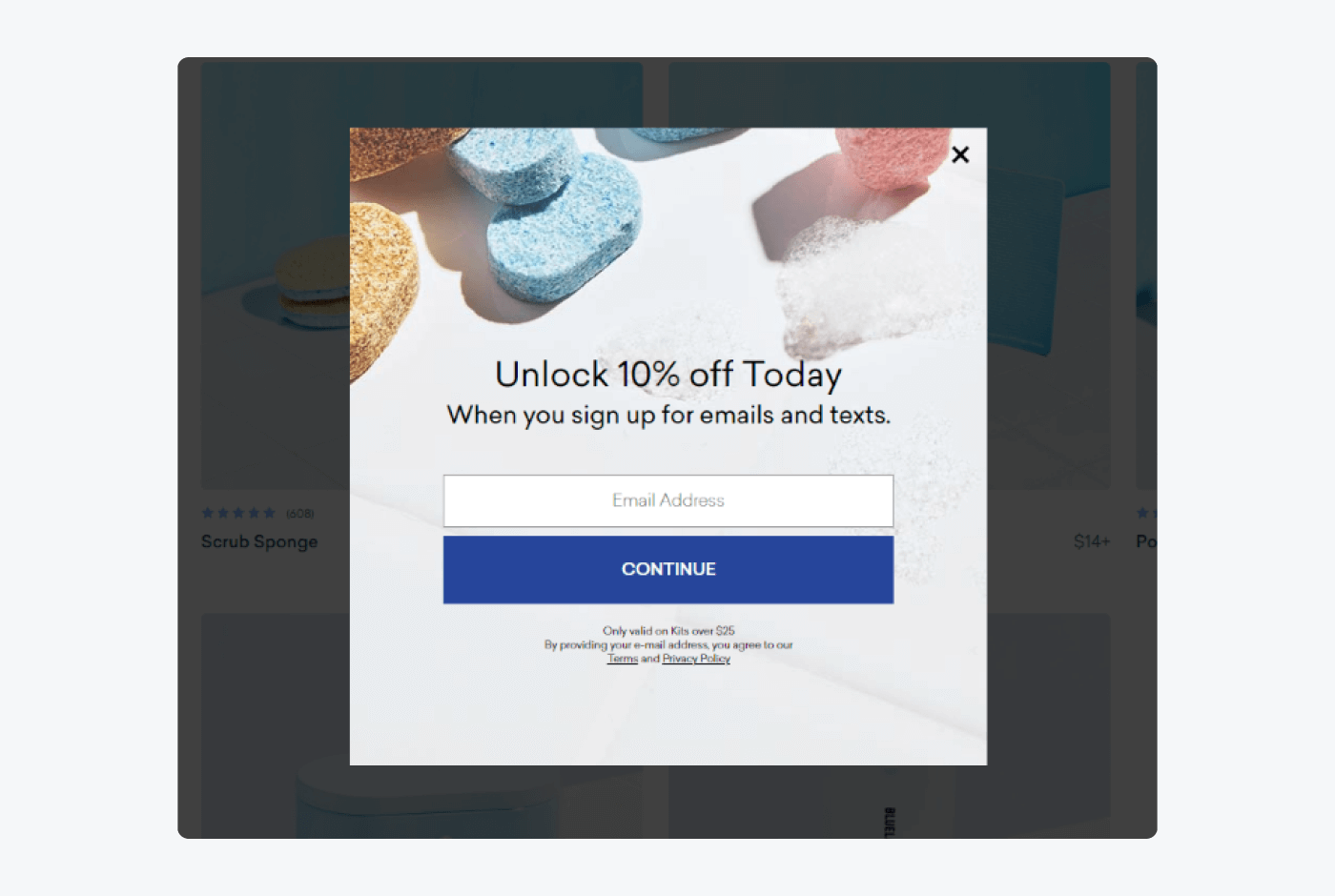 pop-ups on website example pop-ups on website example