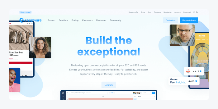 shopware landing page shopware landing page