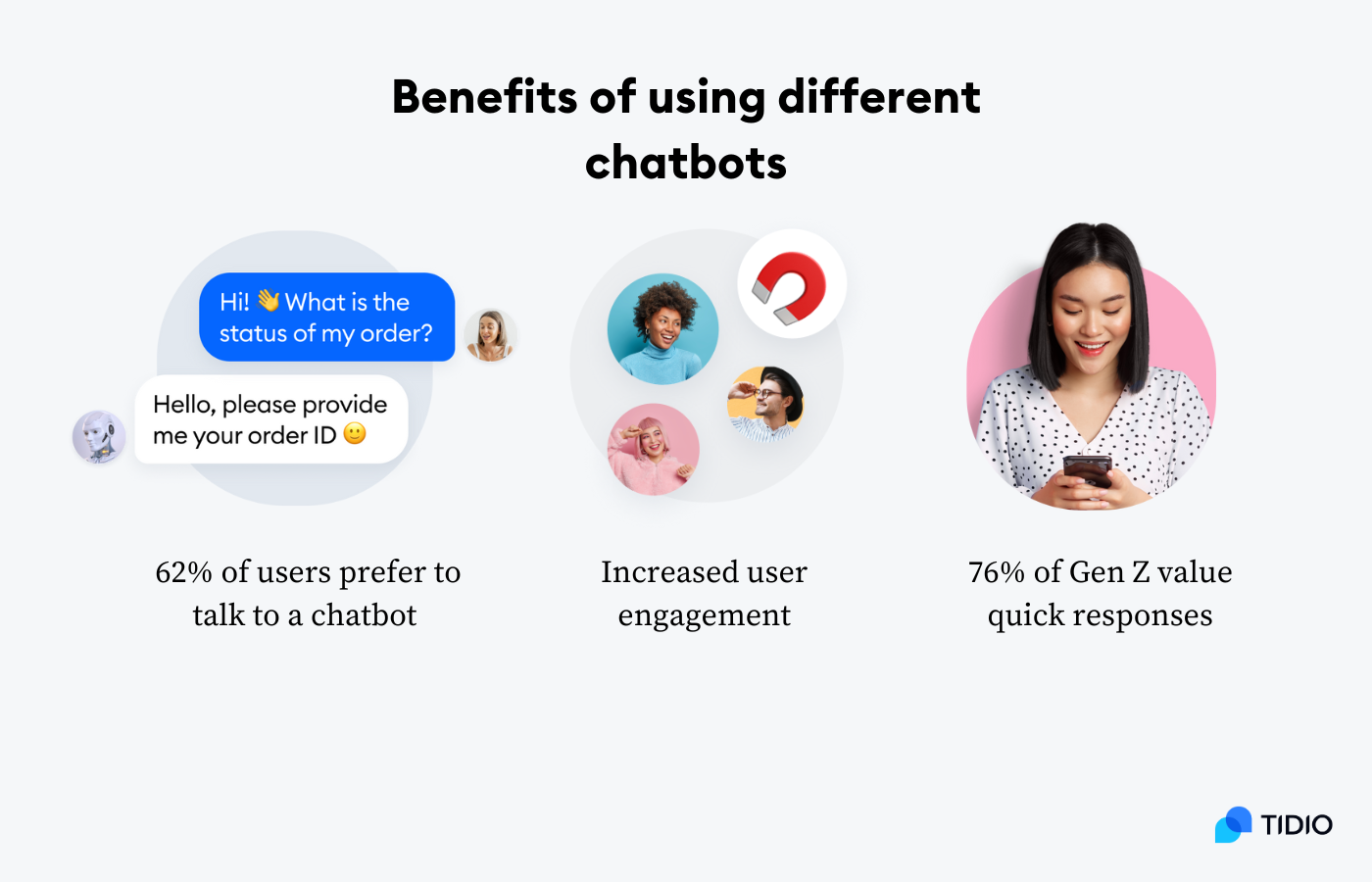 benefits of using different chatbots