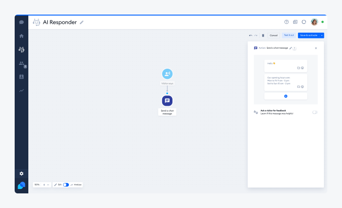 bot's respons builder bot's respons builder