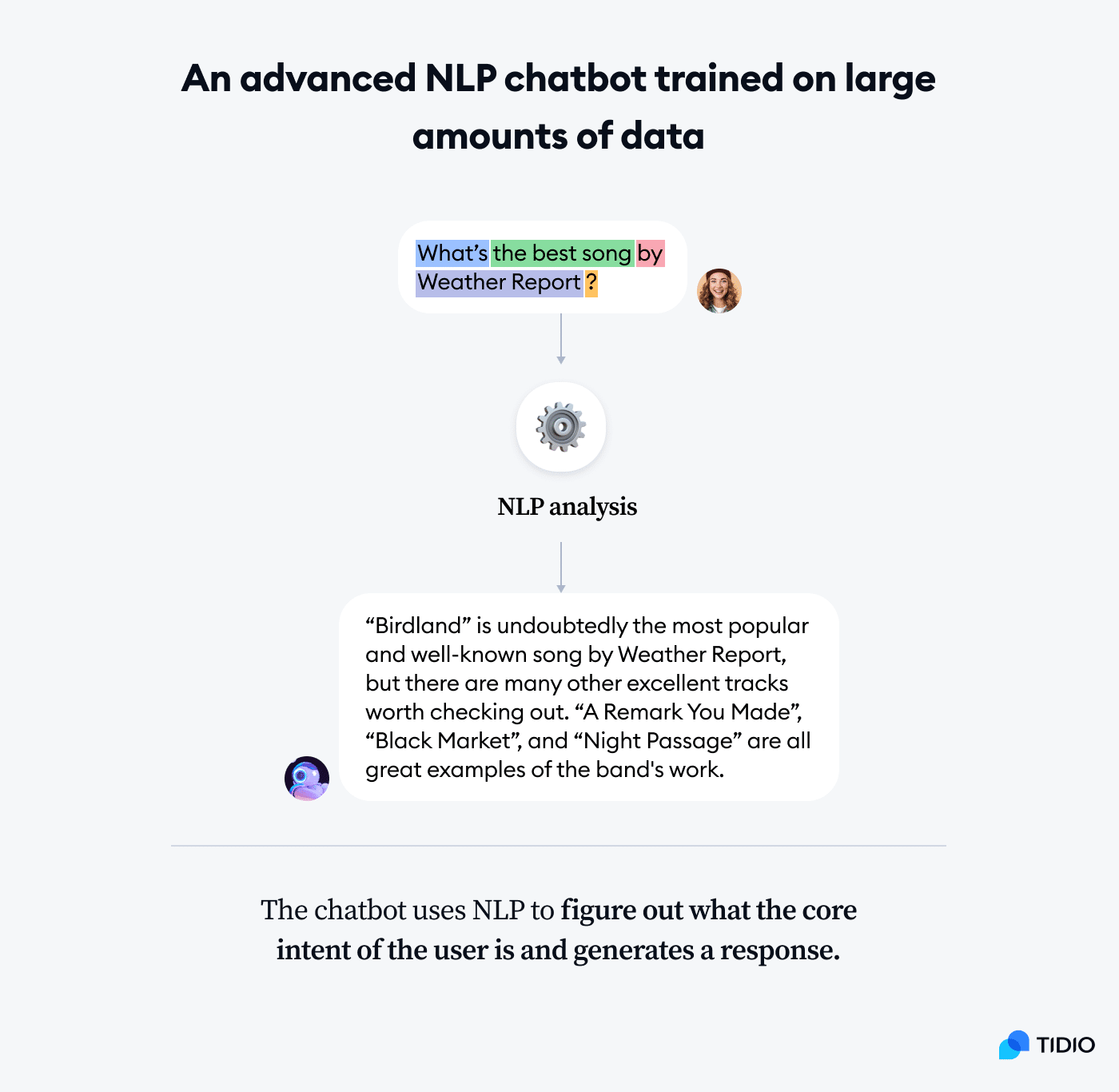 NLP chatbot schema