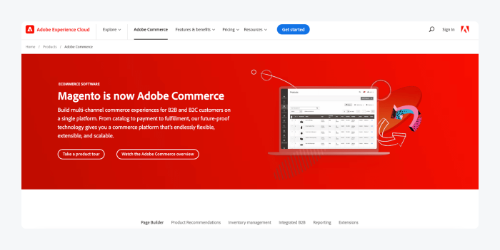 magento commerce landing page magento commerce landing page