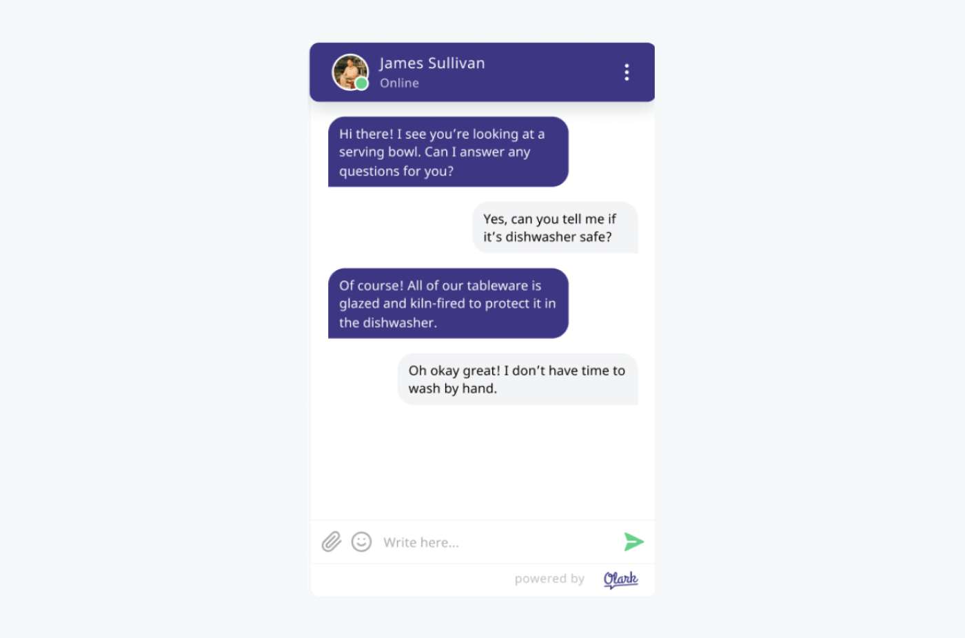 olark live chat window olark live chat window