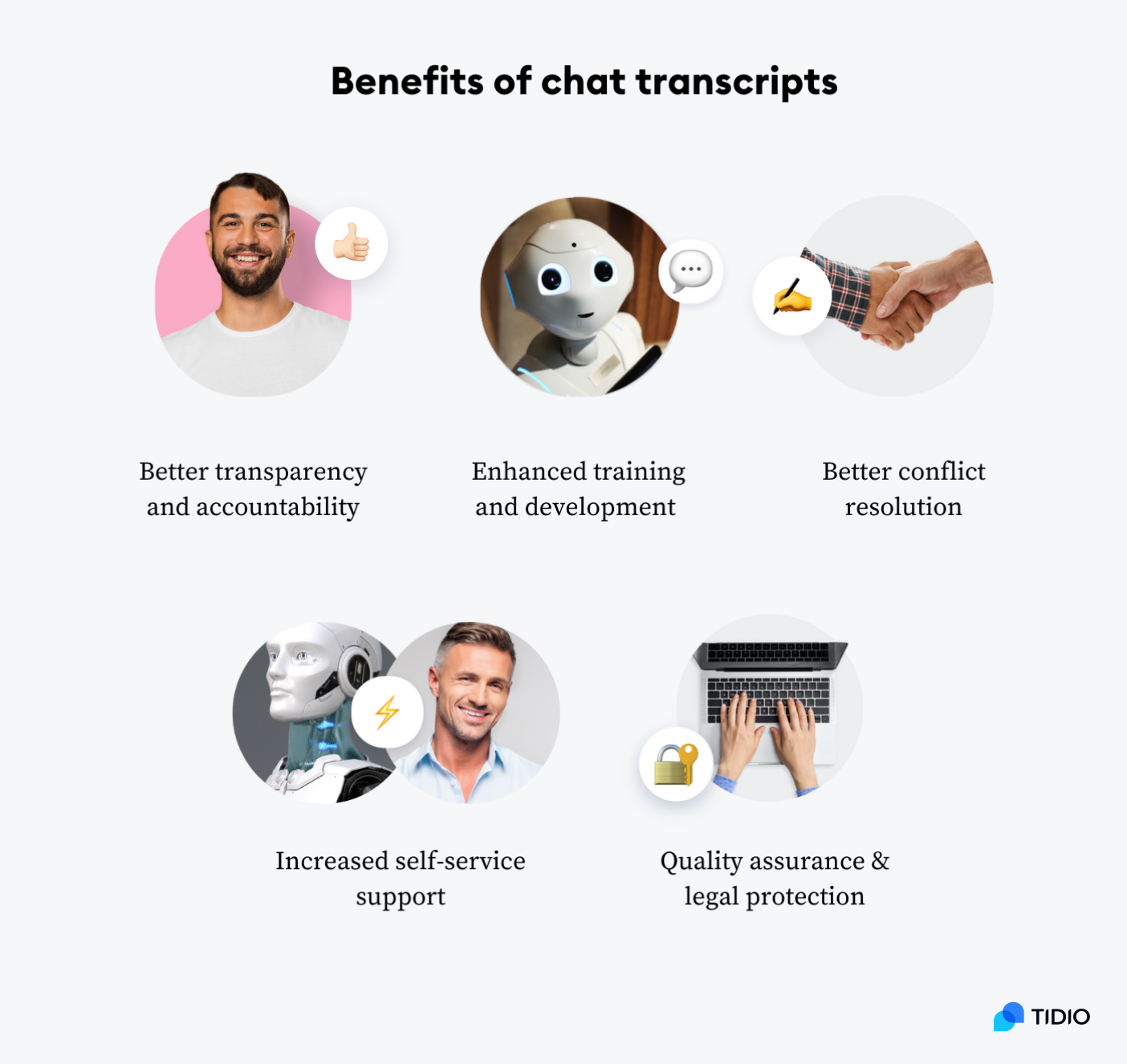 benefits of chat transcripts benefits of chat transcripts on image