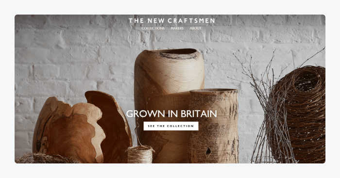 The New Craftsmen website image The New Craftsmen website image