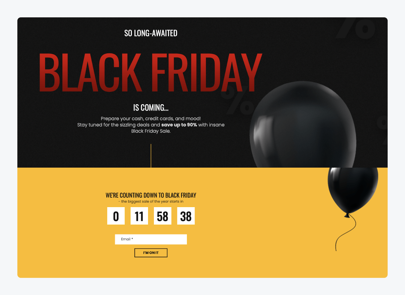 Offer exclusive access for loyal customers example Offer exclusive access for loyal customers example