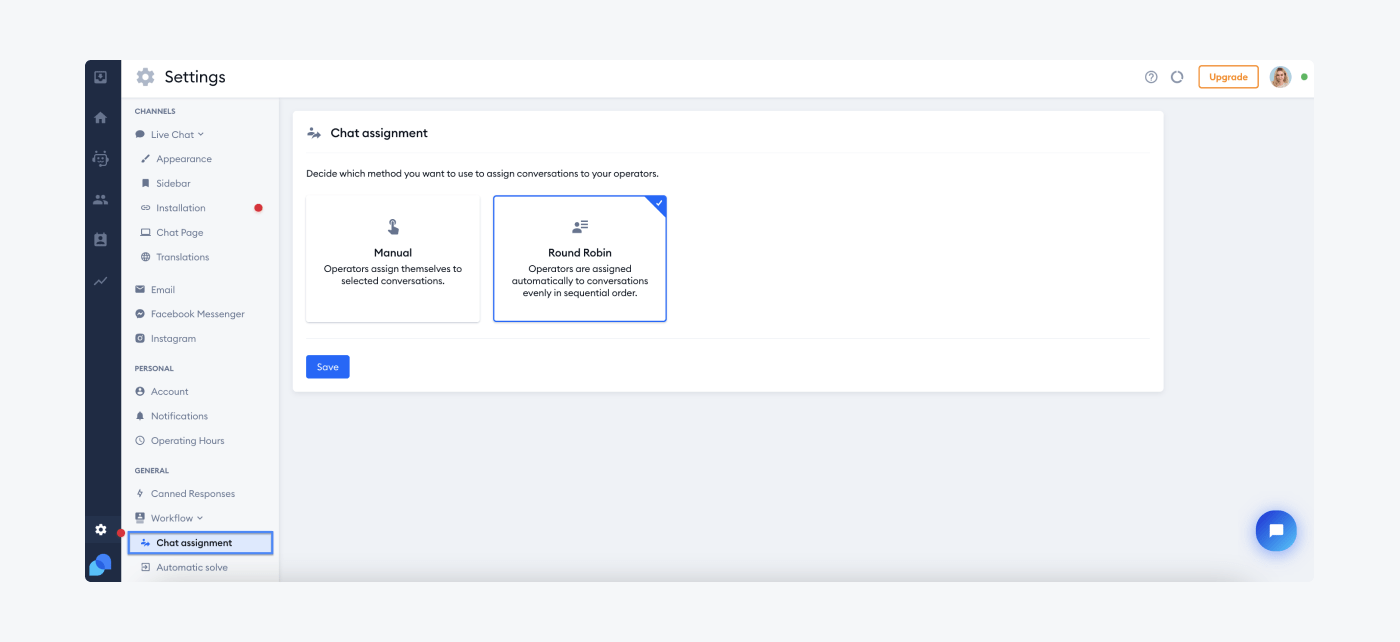 example of possible automations with tidio 