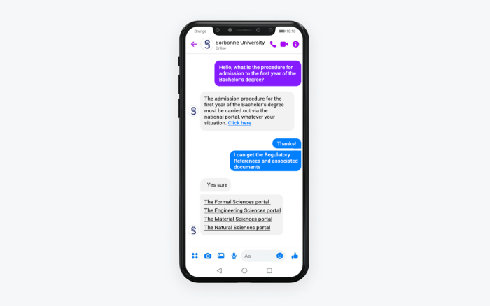 example of education chatbot idea is used by Juji example of education chatbot idea is used by Juji